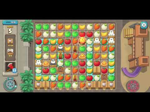 We Bare Bears Match3 Repairs Level 1518 - No Boosters