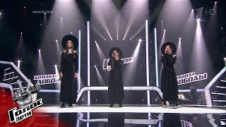 Тюрютикова, Абрамова и Джалагония. «Take Me to Church» - Поединки - Голос.Дети - Сезон 6
