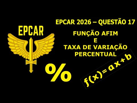 🎯✈️ EPCAR 2026 — Questão 17 | Resolvida Sem Enrolação 🚀📘@profrodrigobarbosa