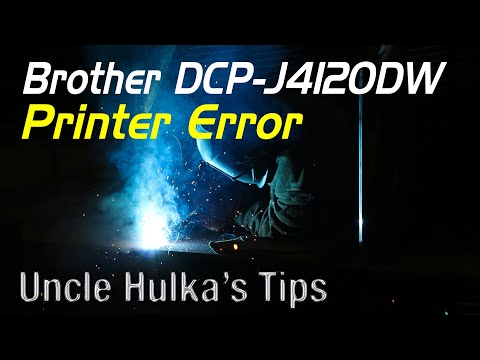 Brother DCP-J4120DW Printer Error – Printhead Cleaning