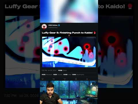 Luffy Gear 5 Finishing Punch to Kaido! 🥊⚡ #onepiece #strawhatpirate #animecharacter