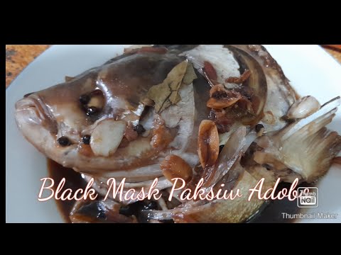 Ulo ng Black Mask PAKSIW Adobo #fishrecipe