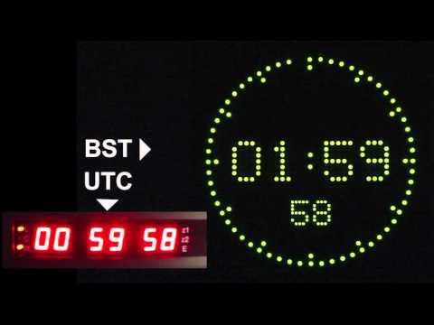 Wharton LED Clock change: BST to GMT - 25 Oct 2015