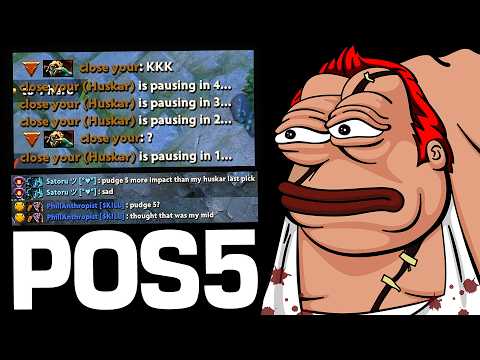 Huskar Gets Taught a Lesson By Pos 5 Pudge | Pudge Official