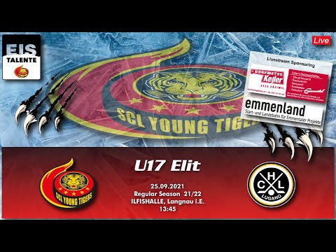 MS 21/22 - U17 Elit - Regular Season - SCL Young Tigers vs HC Lugano