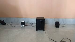 Video thumbnail for Creative SBS A120 sound test after 3 years from purchasing by night Biswas