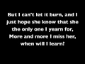 "Just a Dream" lyrics on screen - Nelly 
