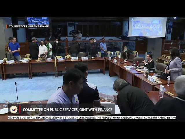 LIVE: Senate hearing on PUV modernization and jeepney phaseout