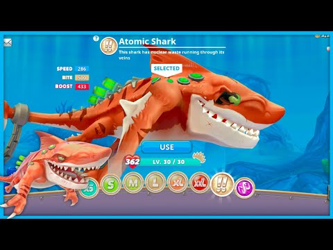 ATOMIC SHARK (GAMEPLAY) | Hungry Shark World