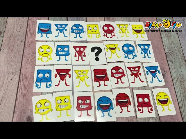 Игра настольная Десятое королевство Веселый грустный злой развивающая внимание логика и реакция с 3лет - видео