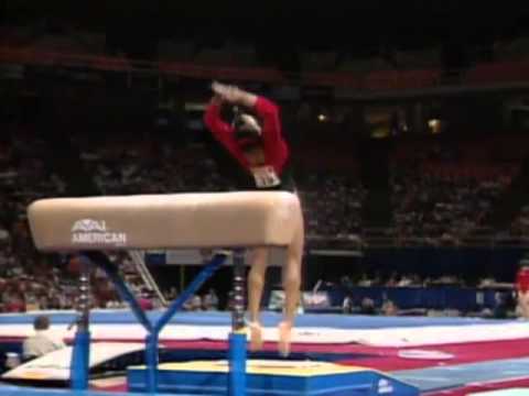 Dominique Dawes - Vault 1 - 1996 U.S Gymnastics Championships - Women