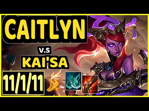 JUZINHO (CAITLYN) vs KAI'SA - 11/1/11 KDA BOTTOM ADC CHALLENGER GAMEPLAY - BR