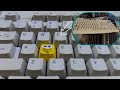 old keyboard  to spongebob | ASMR