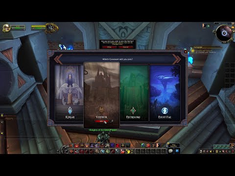 How to Choose a Covenant in Shadowlands at Level 60 || World of Warcraft Shadowlands Quest