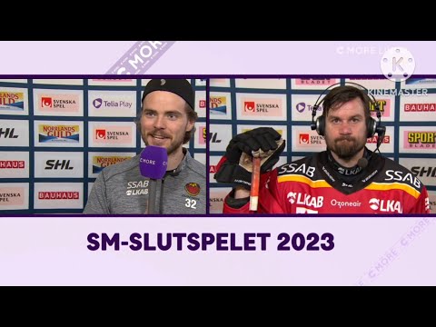Luleå Växjö SHL | Kvartsfinal 6 | 2023 | Intervju Chanser Utvisningar | P2