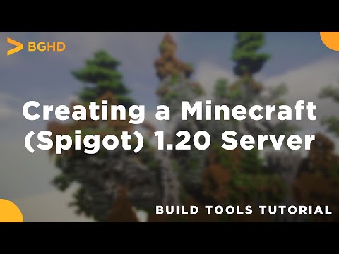 How to Create a Spigot (Minecraft) 1.20 (1.20.1) Server