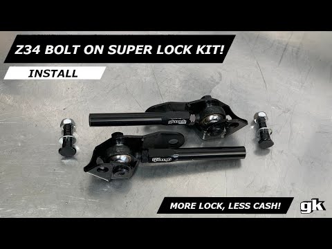Gktech Z34 370z G37 V36 Steering Angle Kit - Install