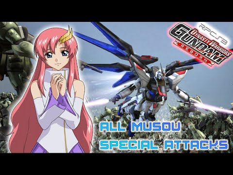 Dynasty warriors Gundam Reborn (All Musou Special Attacks)