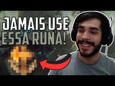 FUI CAMPADO O JOGO INTEIRO E USEI A PIOR RUNA DA CAMILLE TOP 💀
