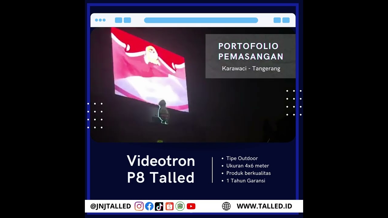 [Portofolio Pemasangan] Videotron Outdoor P8 TALLED - Karawaci