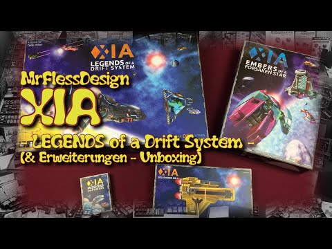 Unboxing: XIA - LEGENDS of a Drift System & Expansions (deutsch/german) 4K