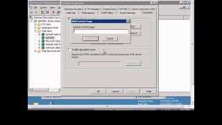 Change default web page for a website in Windows IIS