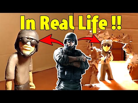 Thermite Cinematic Re-Created In REAL LIFE Using Clay | The 400 IQ Moments - Rainbow Six Siege