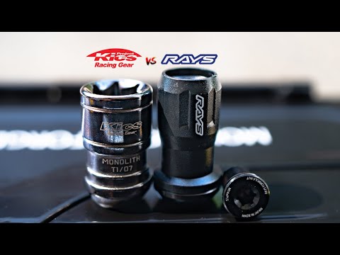 Project Kics Monolith T1/07 vs RAYS Formula Nut FN-II [JDM Lug Nut Comparison]