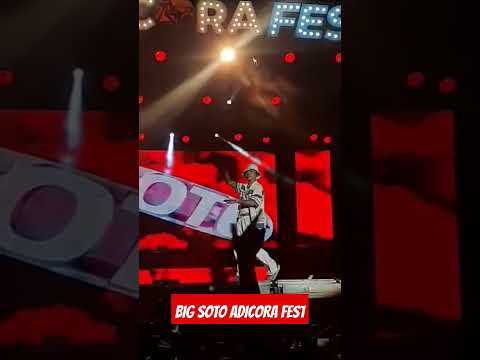Big Soto en vivo Adicora Fest