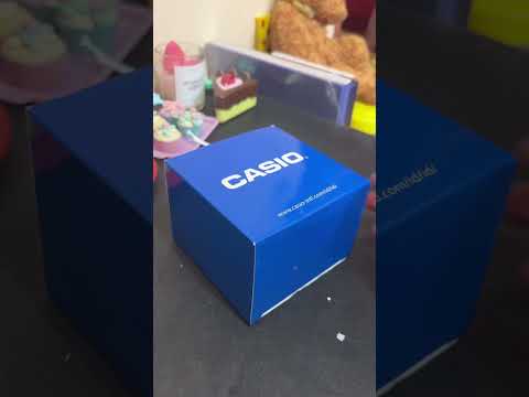 Unboxing casio tank LTP V007-L cause i can’t afford the cartier tank😇 #shorts