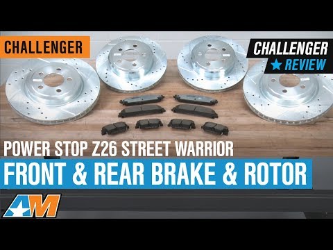 2009-2019 Challenger RT, SE & SXT Power Stop Z26 Street Warrior Front & Rear Brake & Rotor Review