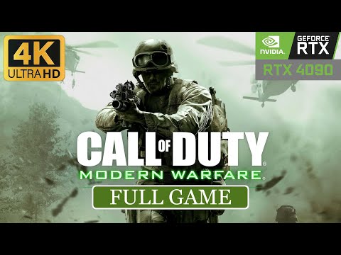 Call of Duty: Modern Warfare Remastered – Full Game Walkthrough [RTX 4090 4K 60FPS] -No Commentary