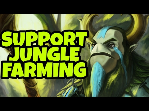 Nature's prophet role support and jungler - Dota 2