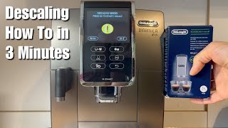 How to Descale the Delonghi Dinamica Plus - 3 Minute Demo