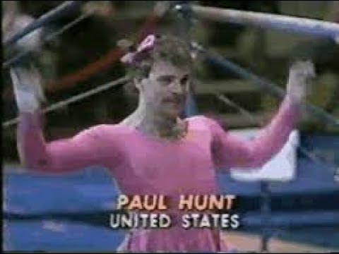 Paul Hunt gymnastic comedy routine compilation