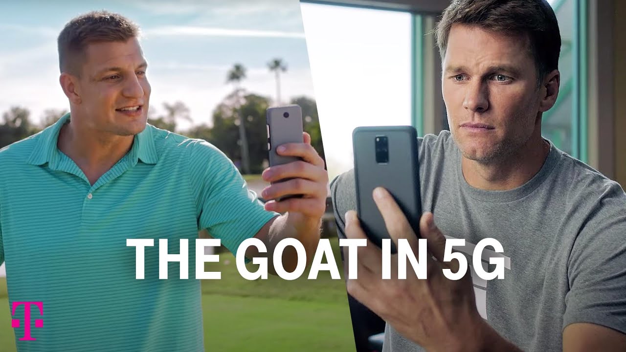 Tom Brady & Rob Gronkowski | Big Game Ad | #TheGOATin5G | T-Mobile - YouTube