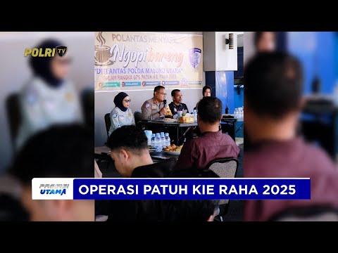 DITLANTAS POLDA MALUT GELAR COFFEE MORNING DENGAN KOMUNITAS MOTOR DAN OJEK TERNATE