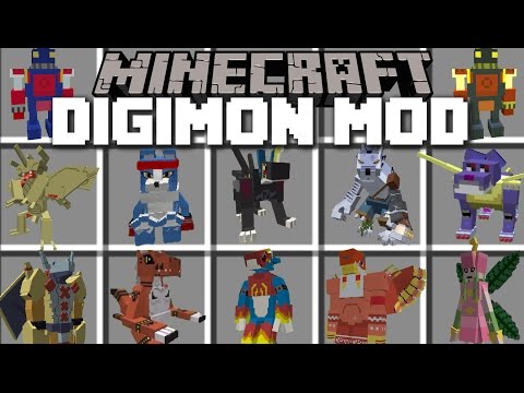 MC Naveed - Minecraft - Minecraft DIGIMON MOD / SPAWN AND TELEPORT TO THE DIGIMON DIMENSION!! Minecraft