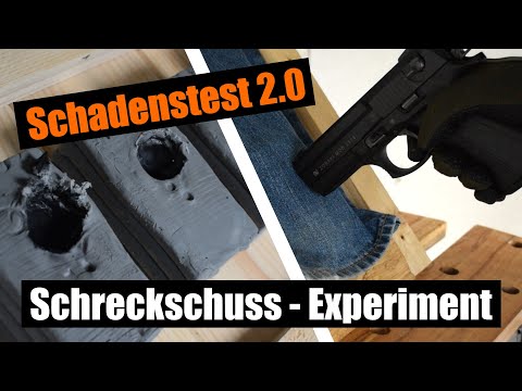 Experiment: Damage Test 2.0 - How dangerous are blank-firing guns?