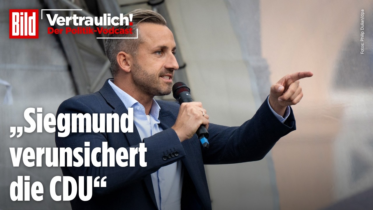 AFD-PLAN: Siegmund spekuliert auf CDU-Stimmen für die Macht in Sachsen-Anhalt | Vertraulich
