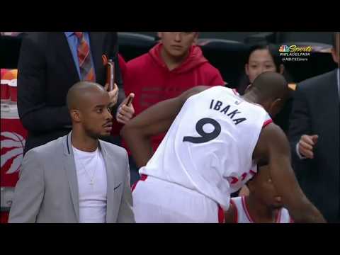 Ibaka vs 76ers (21 - 10 - 2017)
