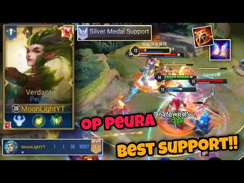 Peura/Payna Pro Gameplay | Best Support In The Game Right Now | Arena of Valor | Peura MoonLight