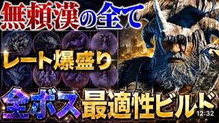 【深度5】知らないと損🔥『無頼漢のボス結論ビルド』がかなり壊れなので徹底解説します『エルデンリング ナイトレイン』