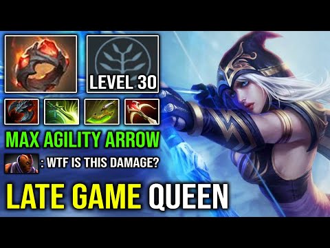 Even 10 Slotted Late Game AM is Nothing For this Drow Ranger | EPIC Frost Arrow Giant's Ring DotA 2
