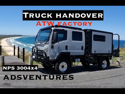NPS300 4x4 ATW All terrain warriors factory walk through first drive of the isuzu overlander
