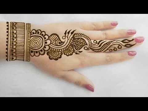 #Simple Arabic Mehndi Art Designs for hand 2019 *New Latest Mehndi designs *Beautiful #henna on hand Video