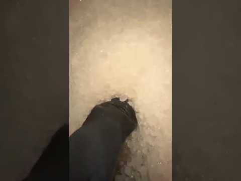 Tempestade de gelo em Astorga Paraná agora a noite 01/11/2025