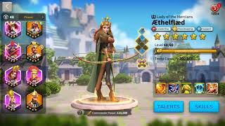 Rok279-VIP12 39M power - expertise : 02 legendary commanders - 12k Gems.