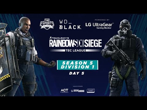 WD Black TEC League Season 5 Division 1 Matchday 5 | Union Gaming v Deimos Force | Rainbow Six Siege