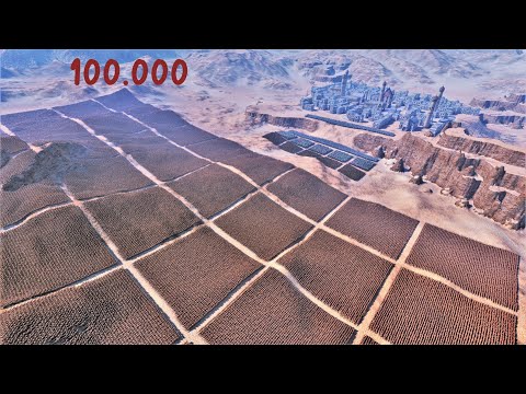 Can Ancient Heroes Defend City from 100K Velociraptors - UEBS | ULTIMATE EPIC BATTLE SIMULATOR